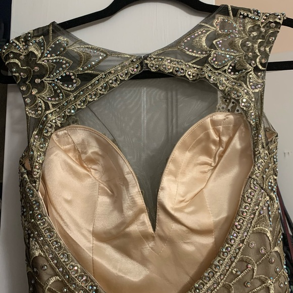 Ed Young Black and Gold Dress - Picture 4 of 7